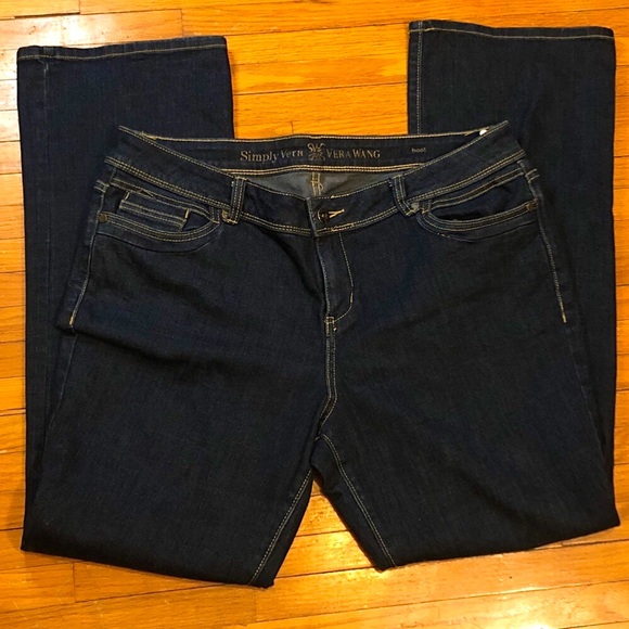 Simply Vera Vera Wang Denim - Vera Wang SimplyVera Boot Cut Dark Wash Jeans
